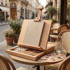 Chevalet de table pliable avec tiroir 