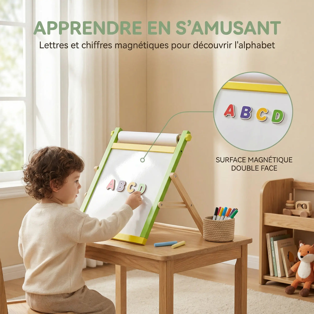 Chevalet de table pour enfant 