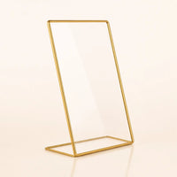 Chevalet de table pour mariage transparent 