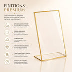 Chevalet de table pour mariage transparent 