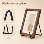 Chevalet de table présentoir métallique 