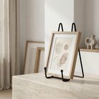 Chevalet de table présentoir métallique 