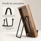 Chevalet de table présentoir métallique 