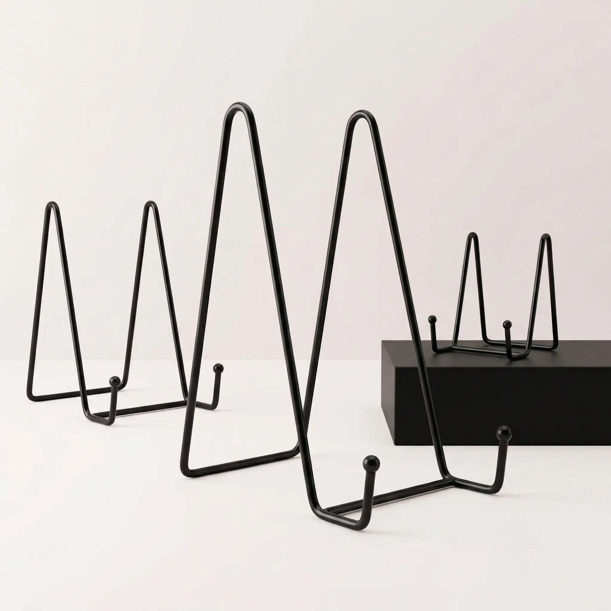 Chevalet de table présentoir métallique 