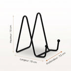 Chevalet de table présentoir métallique 