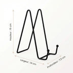 Chevalet de table présentoir métallique 