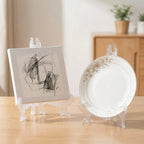 Chevalet de table présentoir transparent