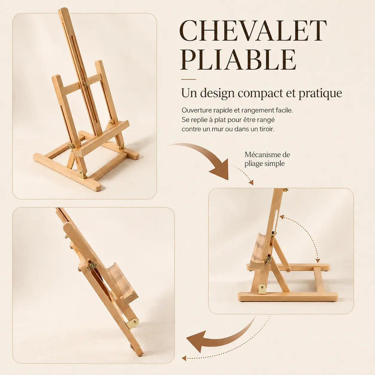 Chevalet de table réglable 