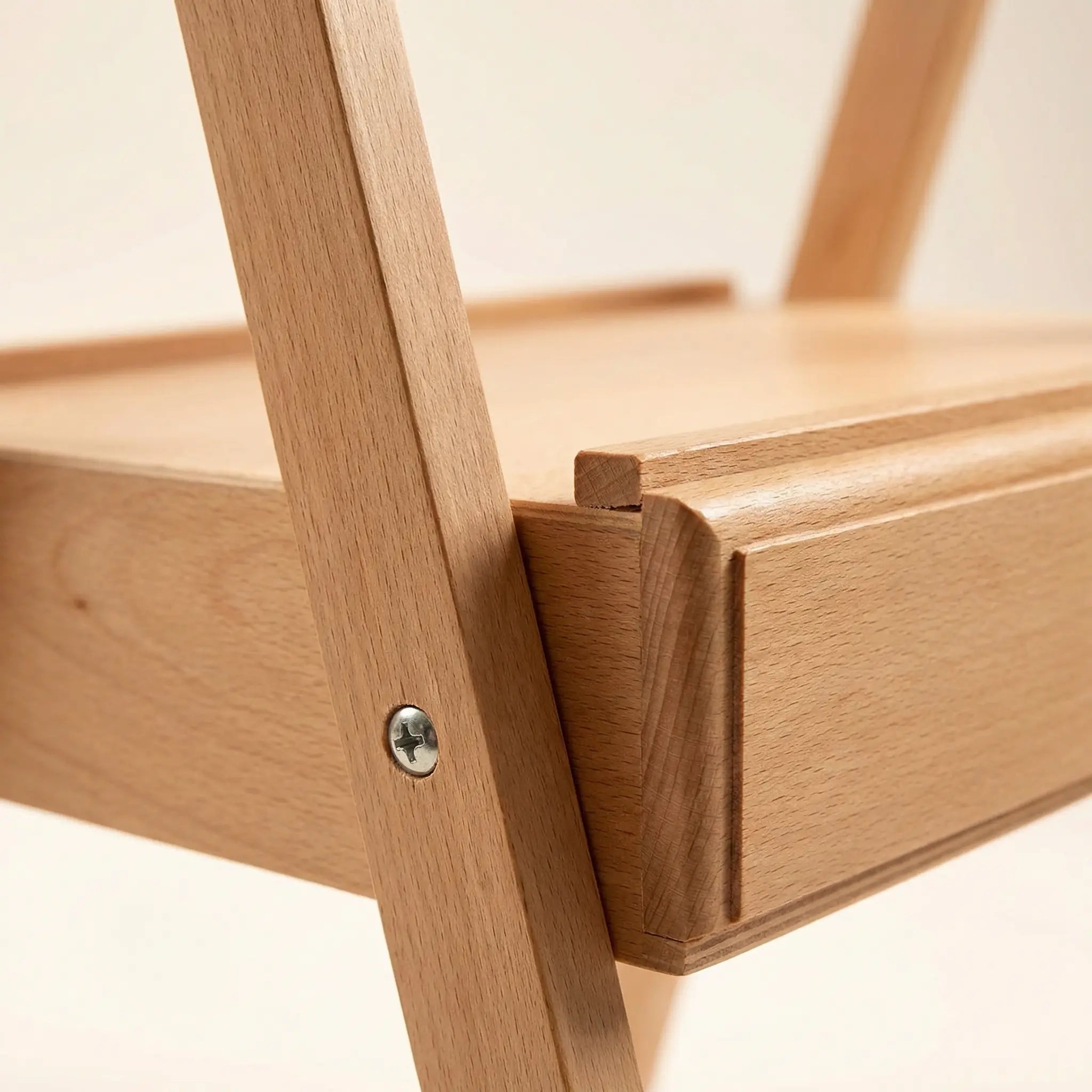 Chevalet en bois avec étagère 