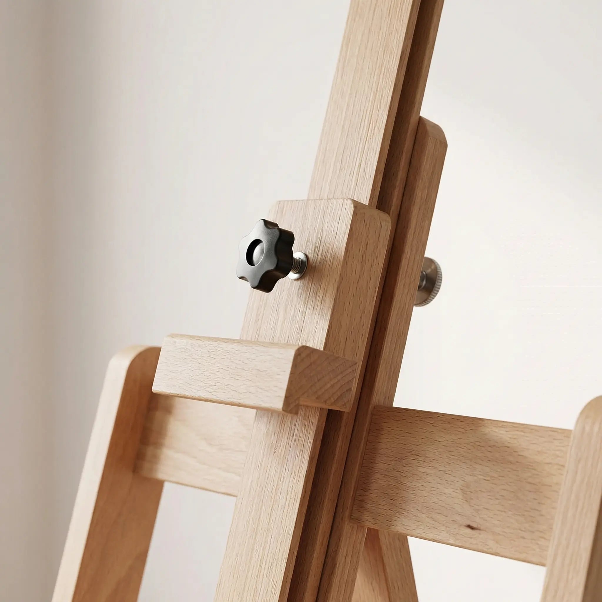 Chevalet en bois avec étagère 