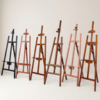 Chevalet en bois coloré 