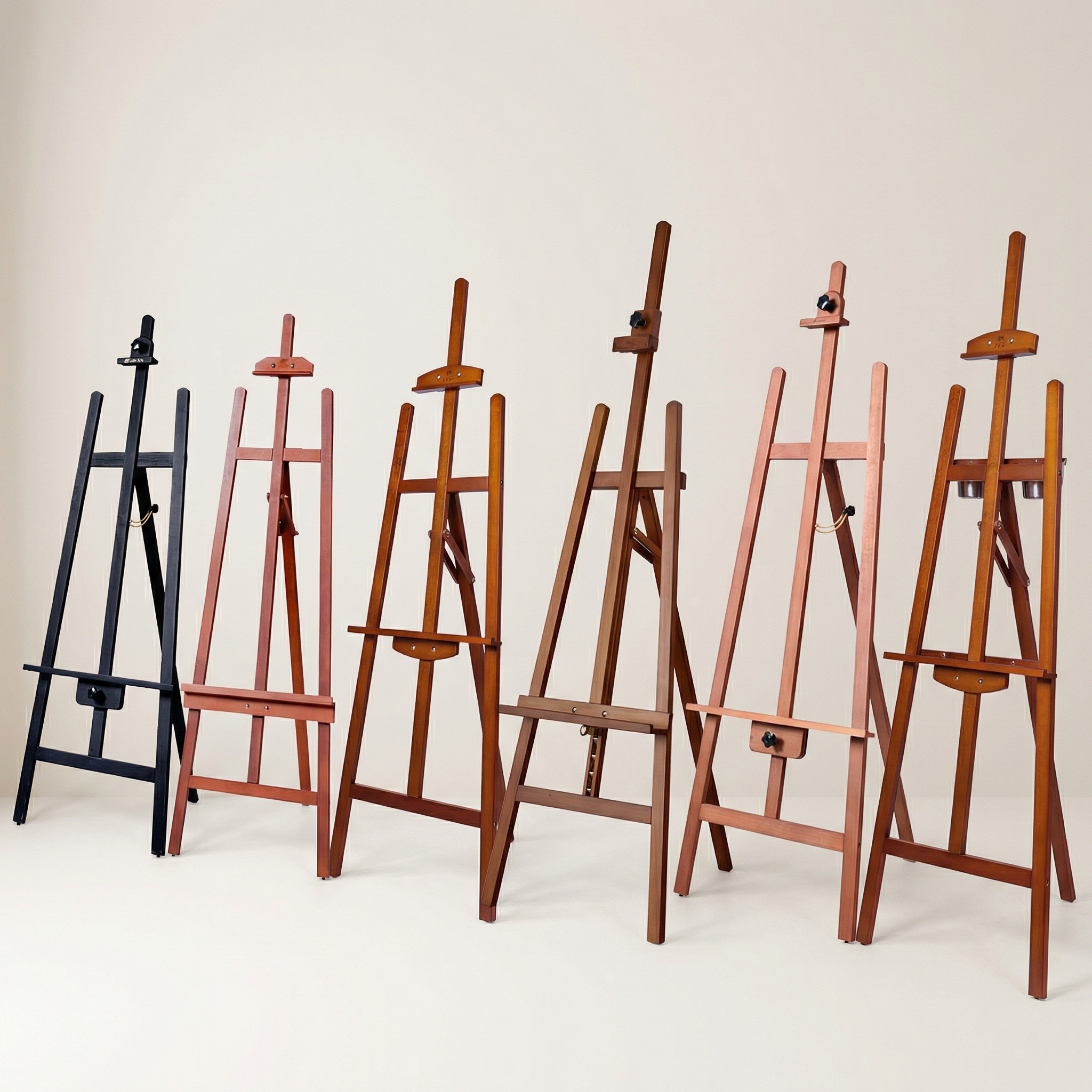 Chevalet en bois coloré 