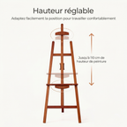 Chevalet en bois coloré 