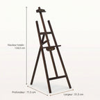 Chevalet en bois d’atelier 