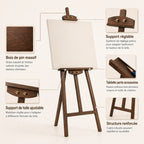 Chevalet en bois d’atelier 