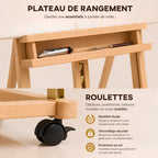 Chevalet en bois format cadre H