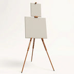 Chevalet en bois minimaliste 