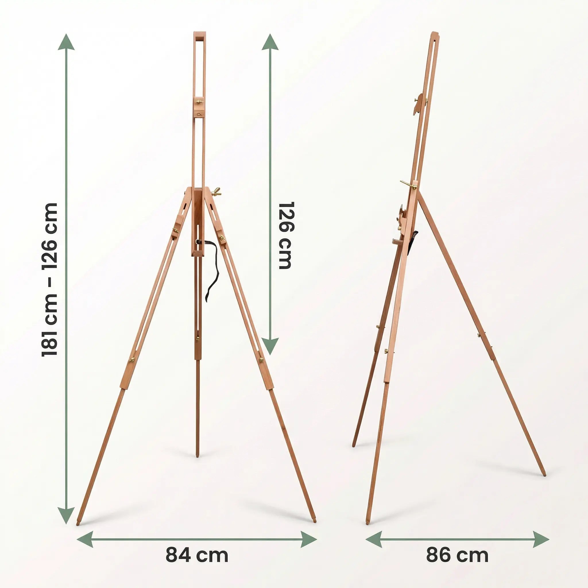 Chevalet en bois minimaliste 