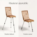 Chevalet en bois portable 