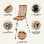 Chevalet en bois portable 