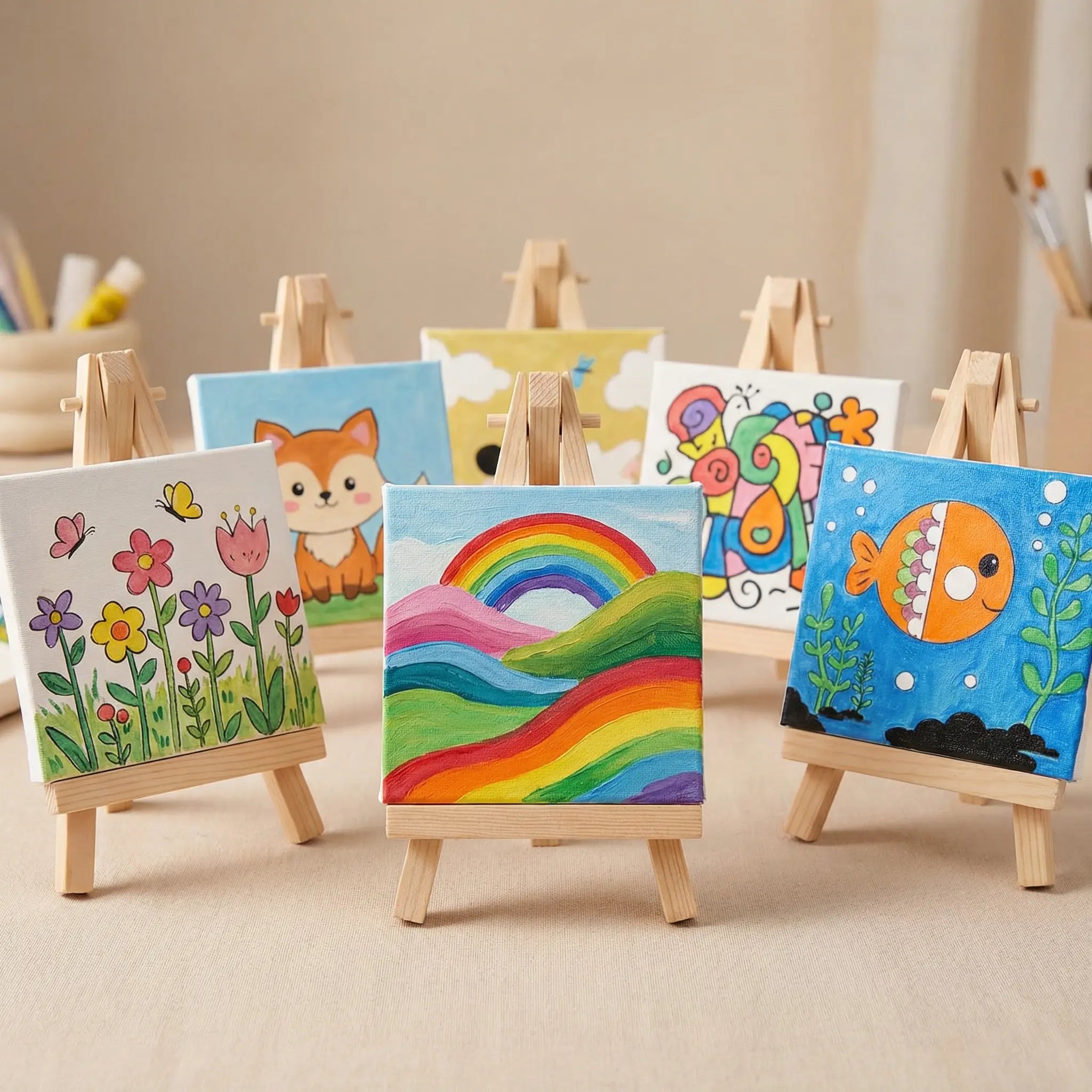 Chevalet kit peinture pour enfant 