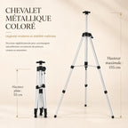 Chevalet métallique coloré 
