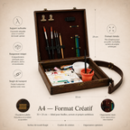 Chevalet portable d’extérieur en bois 