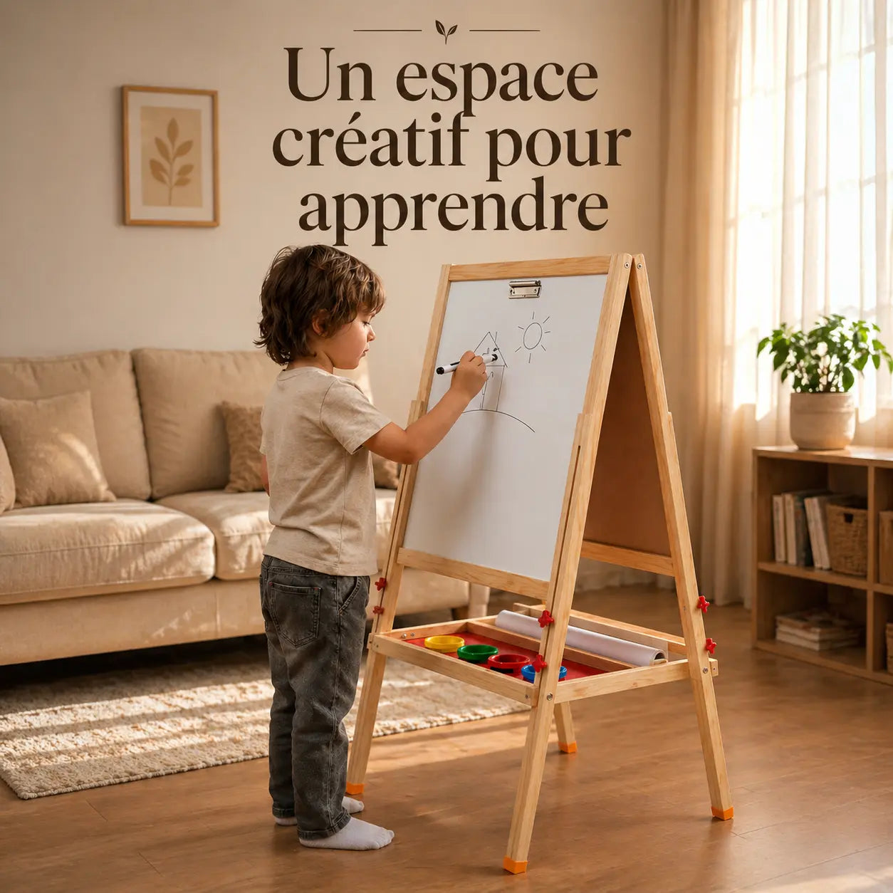 Chevalet pour enfant tableau 