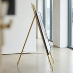 Chevalets d’exposition dorés 