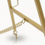 Chevalets d’exposition dorés 