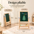 Chevalet enfant 3-en-1 avec tableau et bureau