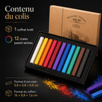 Craie pour chevalet tableau KIT 12 