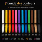 Craie pour chevalet tableau KIT 12 