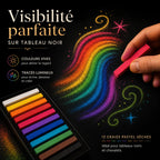 Craie pour chevalet tableau KIT 12 