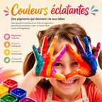 Gouache pour enfant set 18 couleurs 
