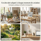 Grand chevalet de table réglable 