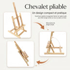 Grand chevalet de table réglable 