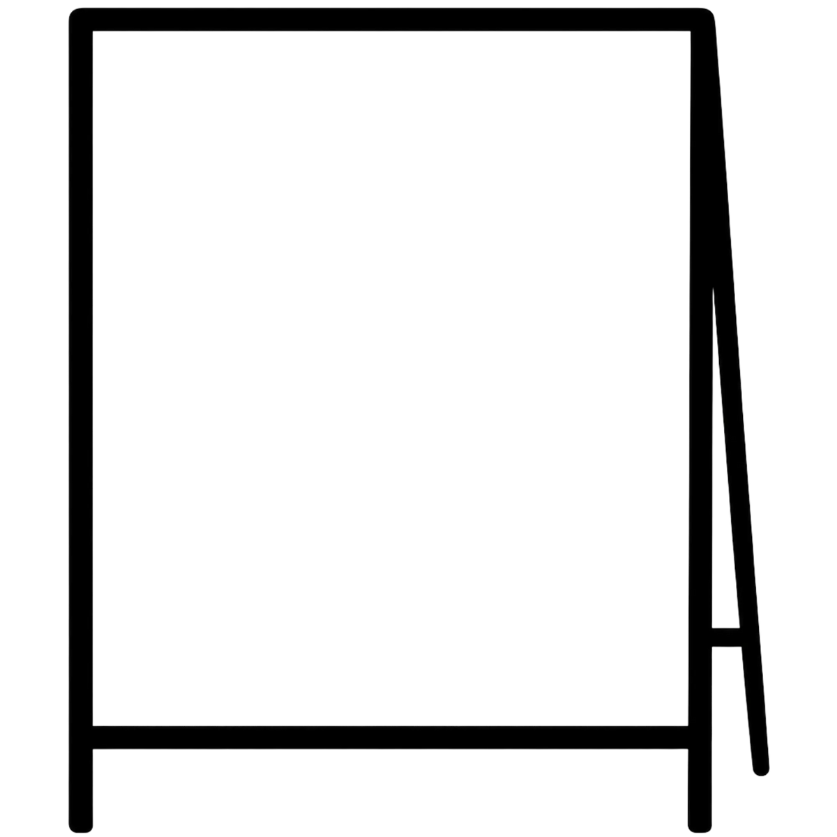 Icone format porte affiche