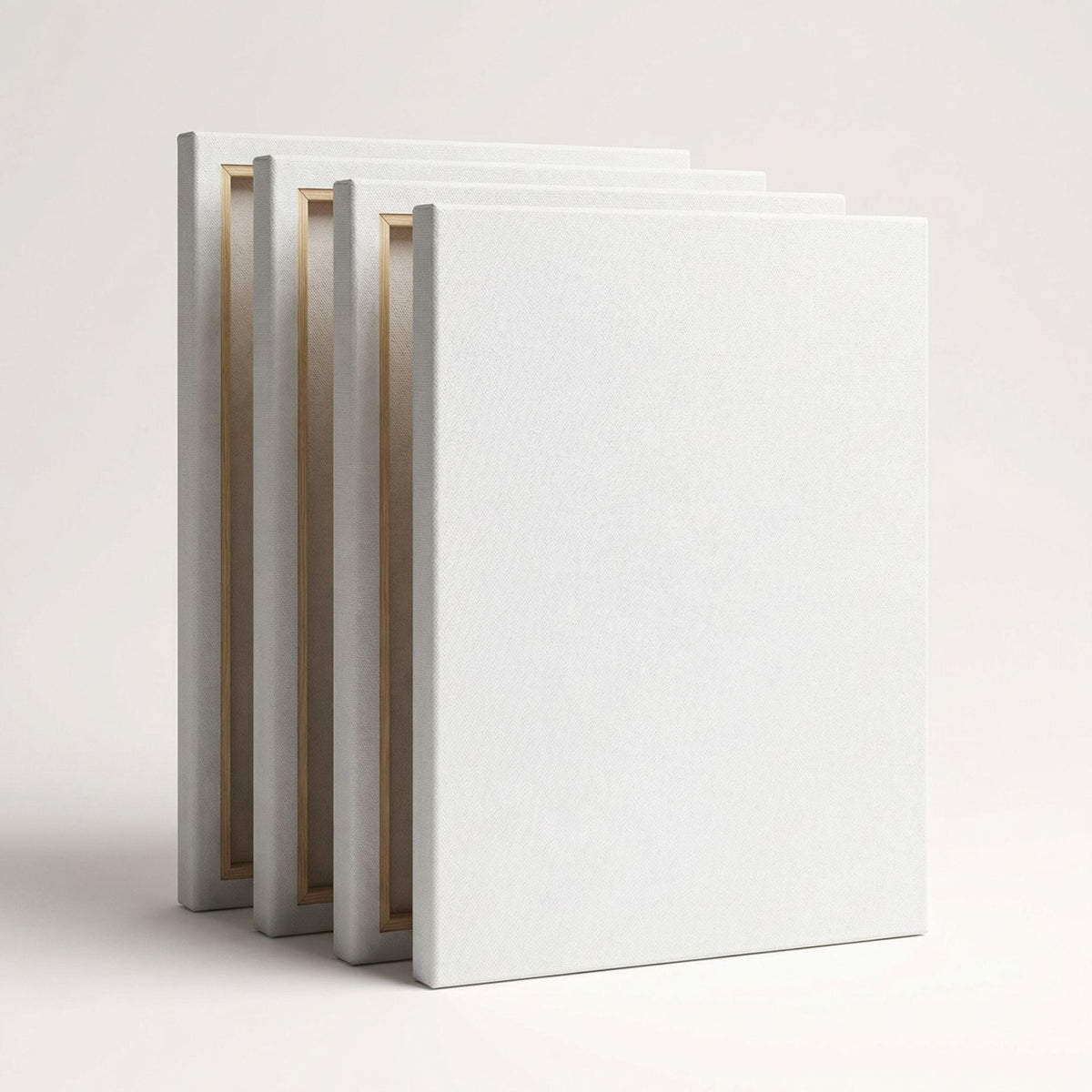 Lot de 4 toiles 100% coton 