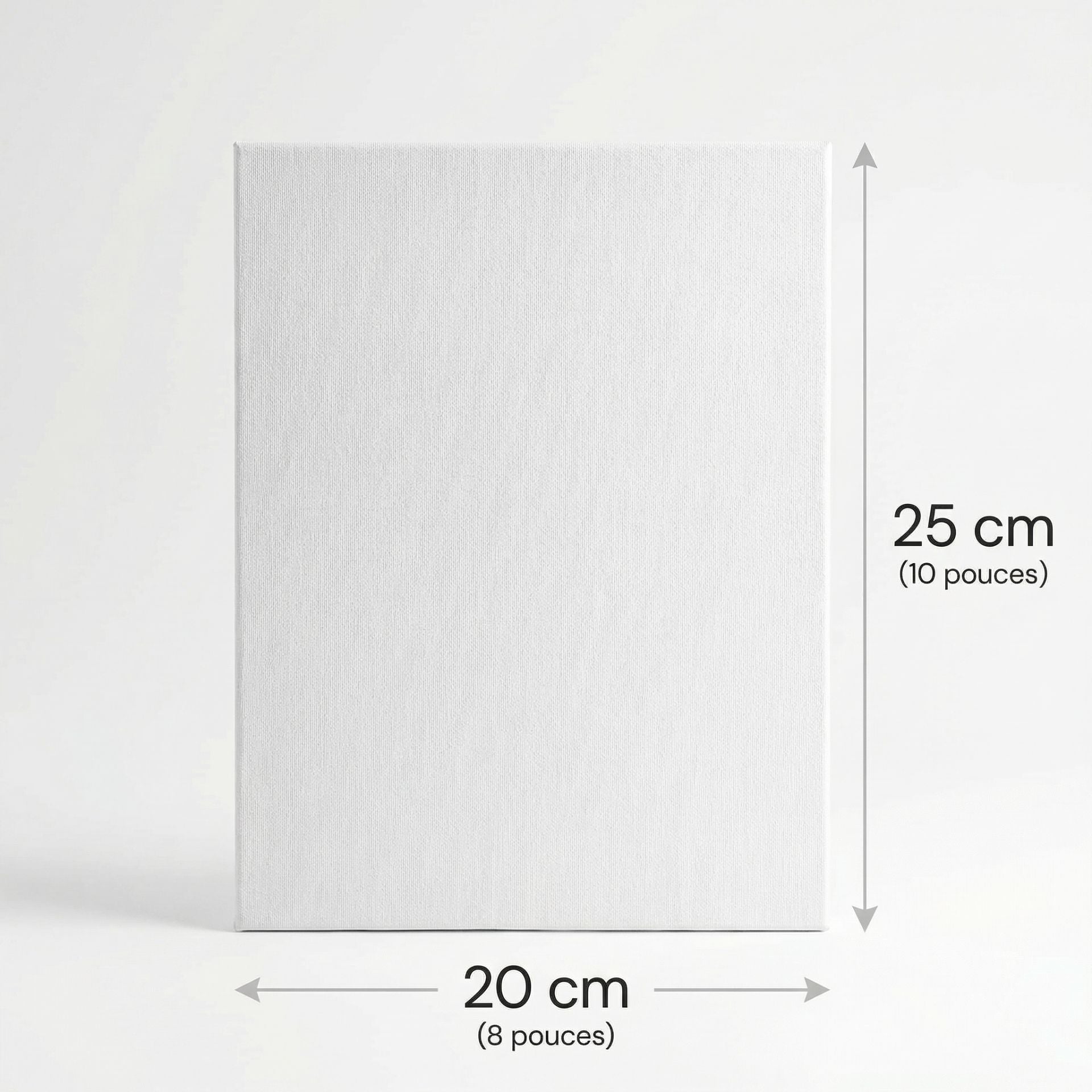 Lot de 4 toiles 100% coton 