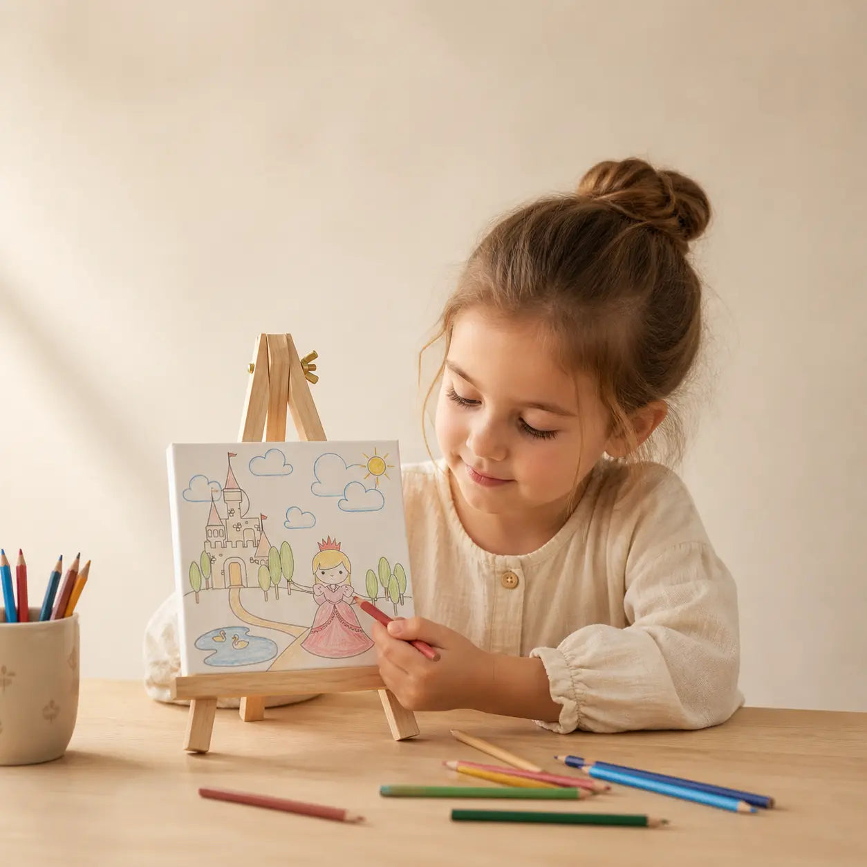 Mini chevalet pour enfant 