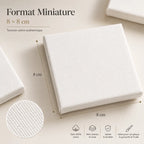 Mini toiles lot de 25 