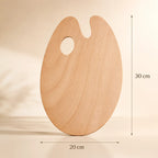 Palette de peinture en bois d'artiste 