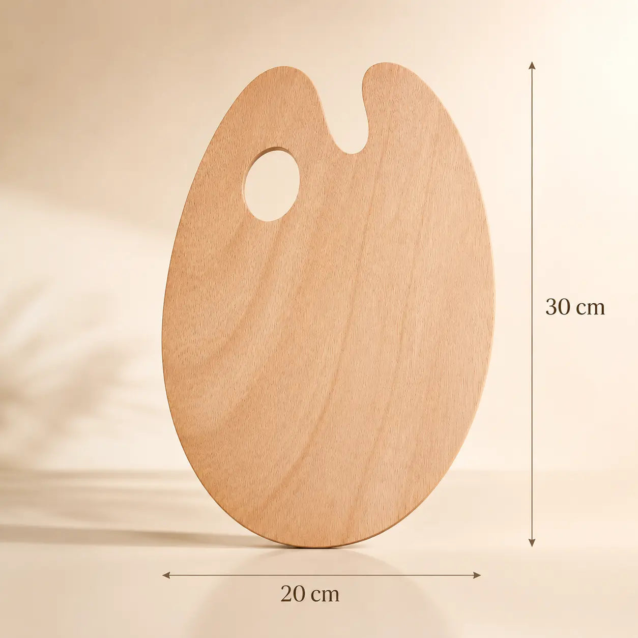 Palette de peinture en bois d'artiste 