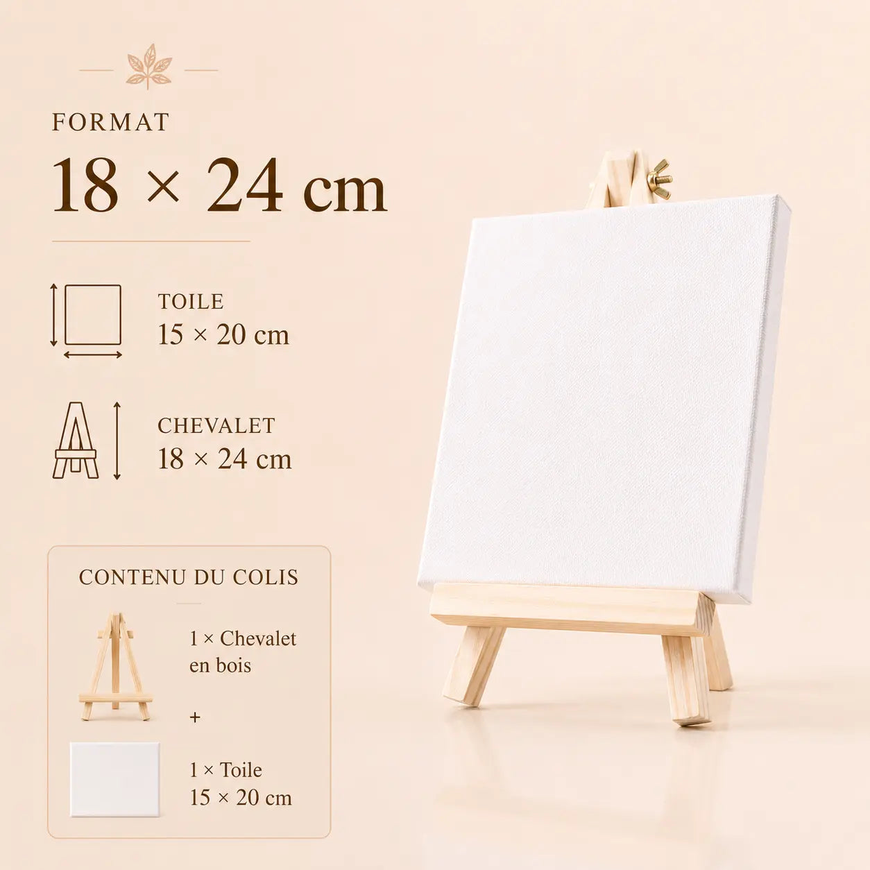 Petit chevalet de peinture 
