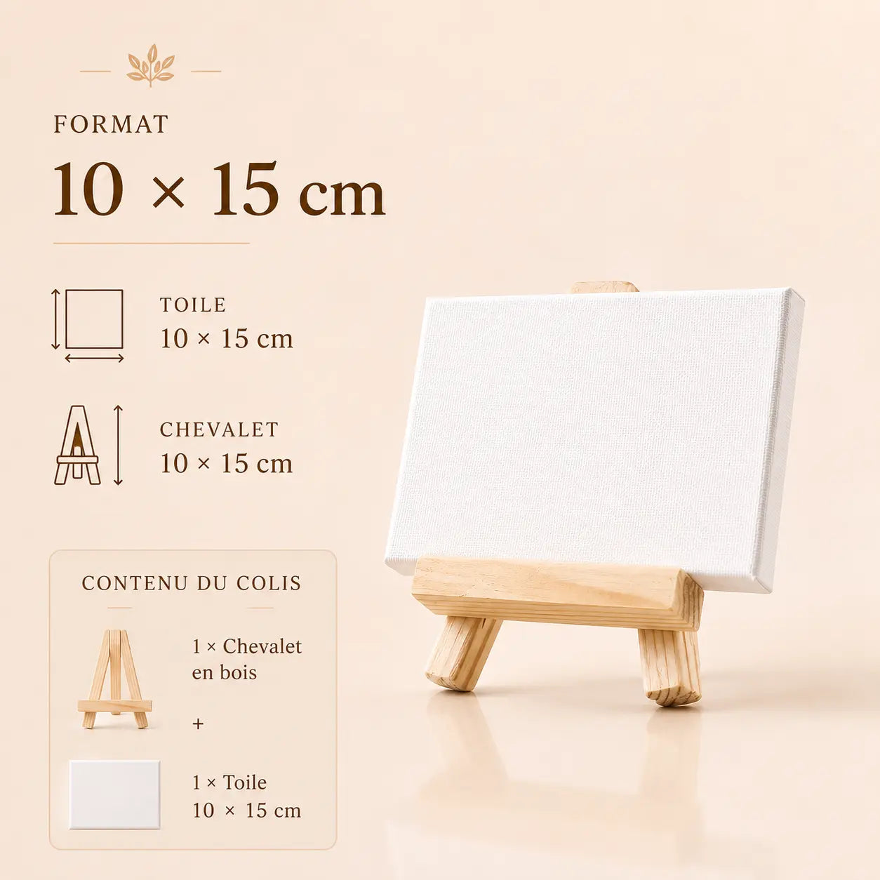 Petit chevalet de peinture 