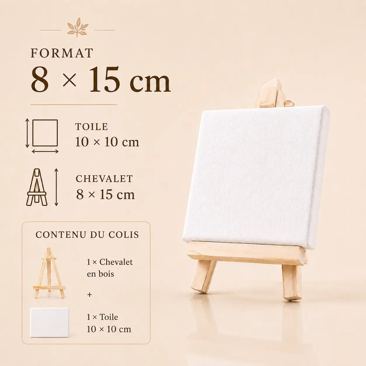 Petit chevalet de peinture 