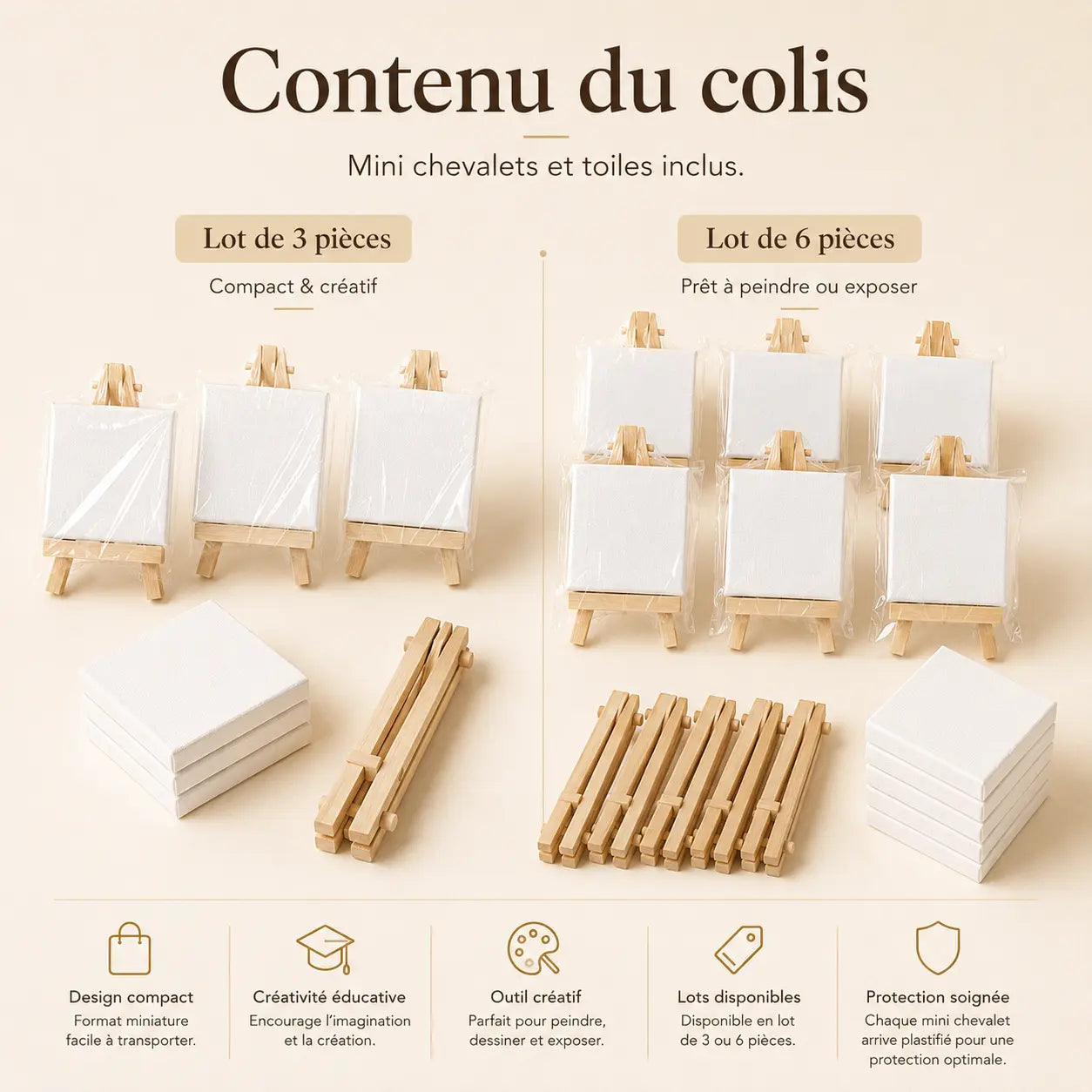 Petit chevalet de table 