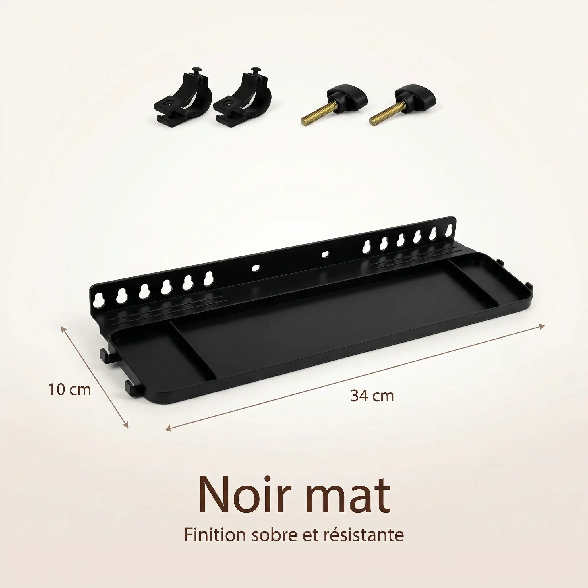 Plateau détachable métallique pour chevalet 