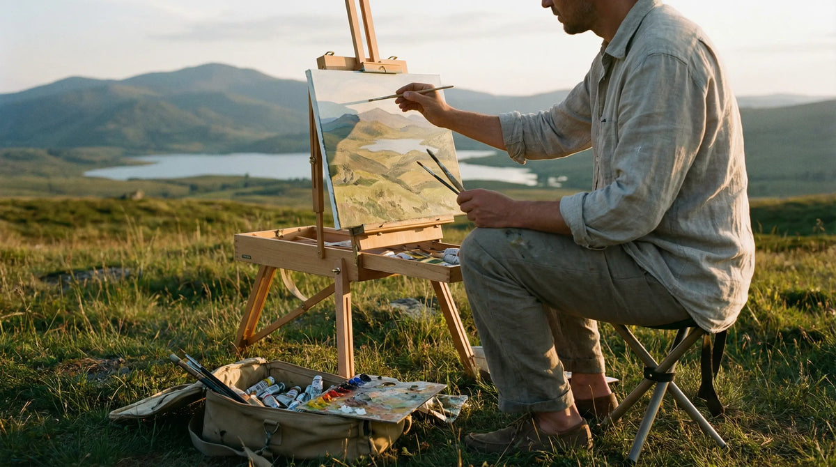 Quel chevalet pour peindre en extérieur ?